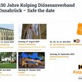 150 Jahre Kolping-Di&ouml;zesanverband Osnabr&uuml;ck - Safe the date